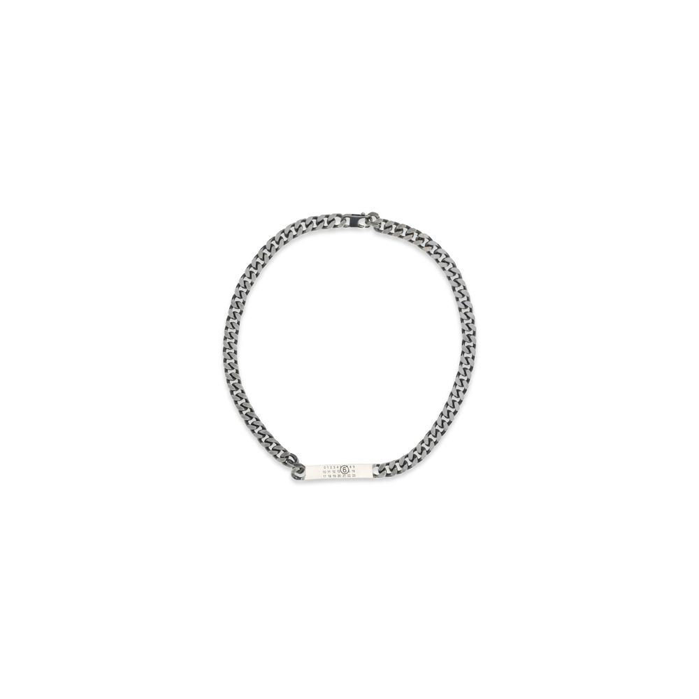 MM6 Silver Metal Women's Necklace