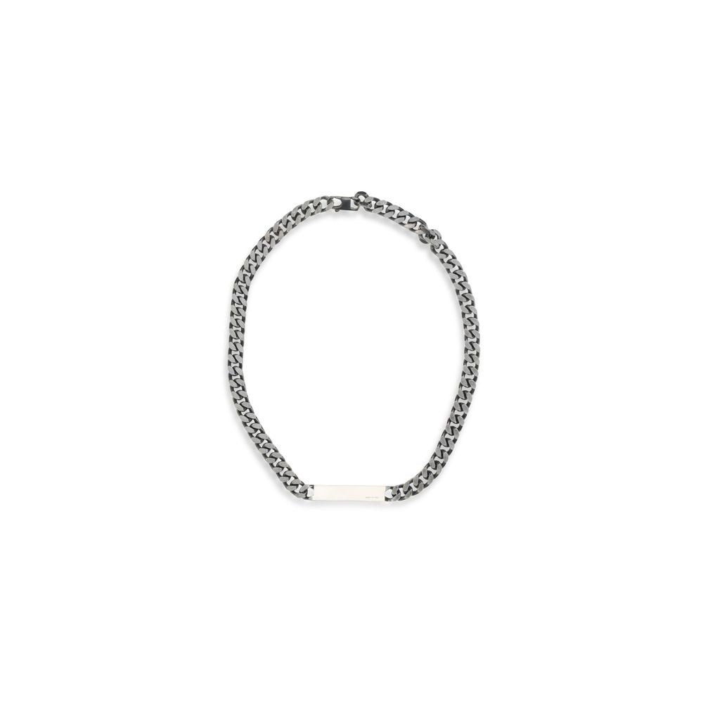 MM6 Silver Metal Women's Necklace