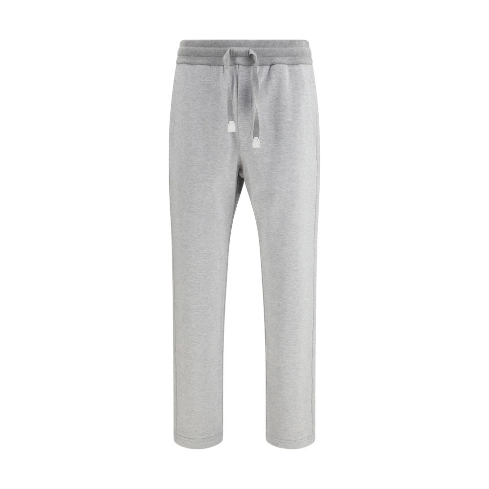 Brioni Gray Cotton Joggers (Workout Men's Pants)