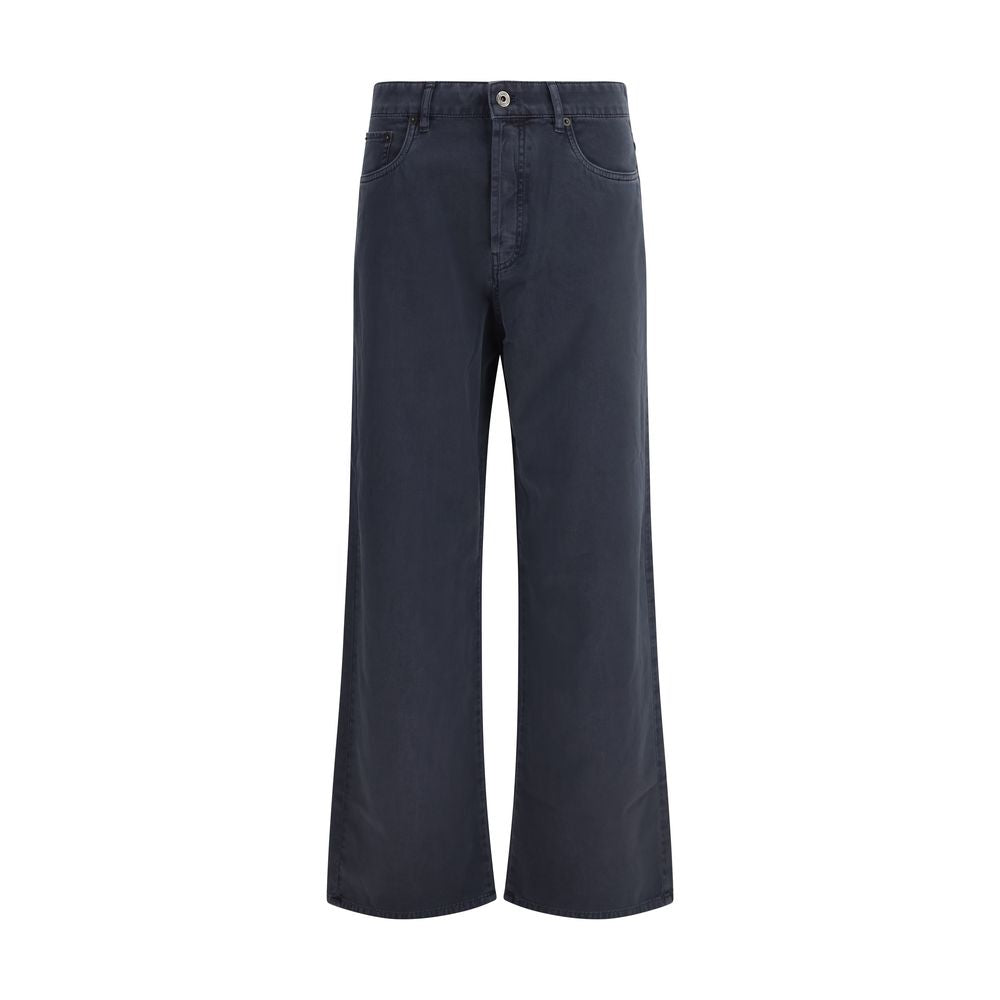 Miu Miu Blue Cotton Flared Women's Jeans