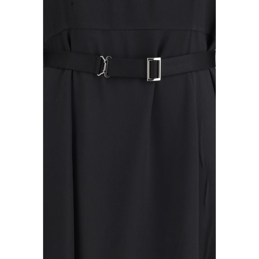 Prada Black Acetate Casual Women's Dress