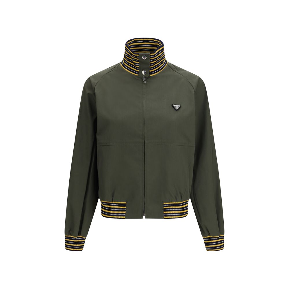Prada Bicolor Polyester Women's Bomber