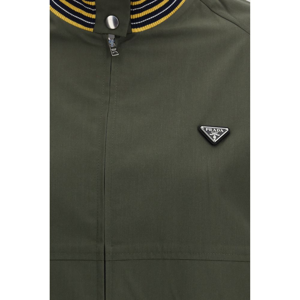 Prada Bicolor Polyester Women's Bomber
