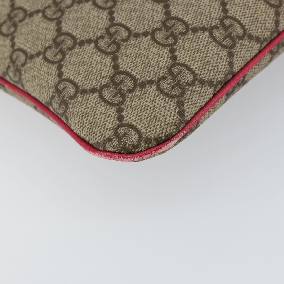 Gucci Joy Plus Flat Gg Coated Canvas Beige Pvc Tote Bag Bag (Pre-Owned)