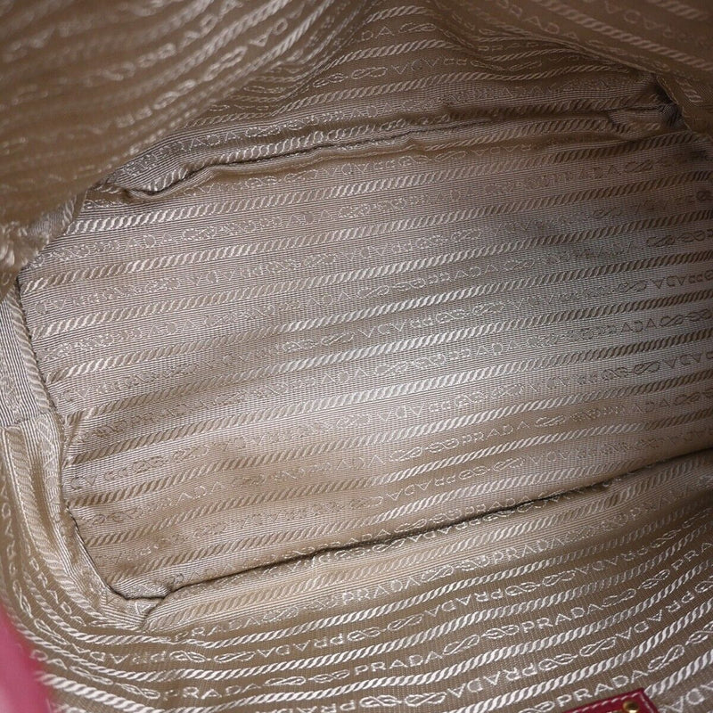 Prada Canapa Khaki Canvas Tote Bag (Pre-Owned)