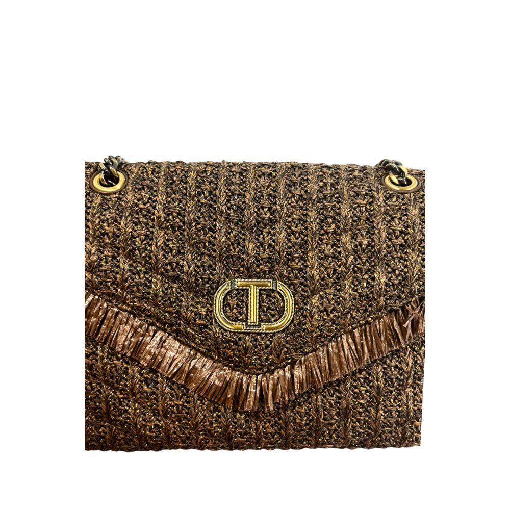 Twinset Brown Polypropylene Women Crossbody Women's Bag