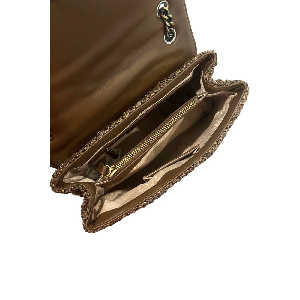 Twinset Brown Polypropylene Women Crossbody Women's Bag