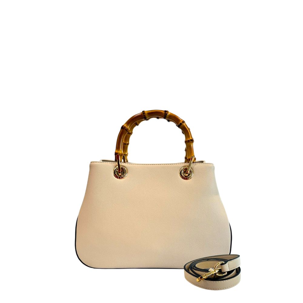 Twinset Beige PU Women Women's Handbag