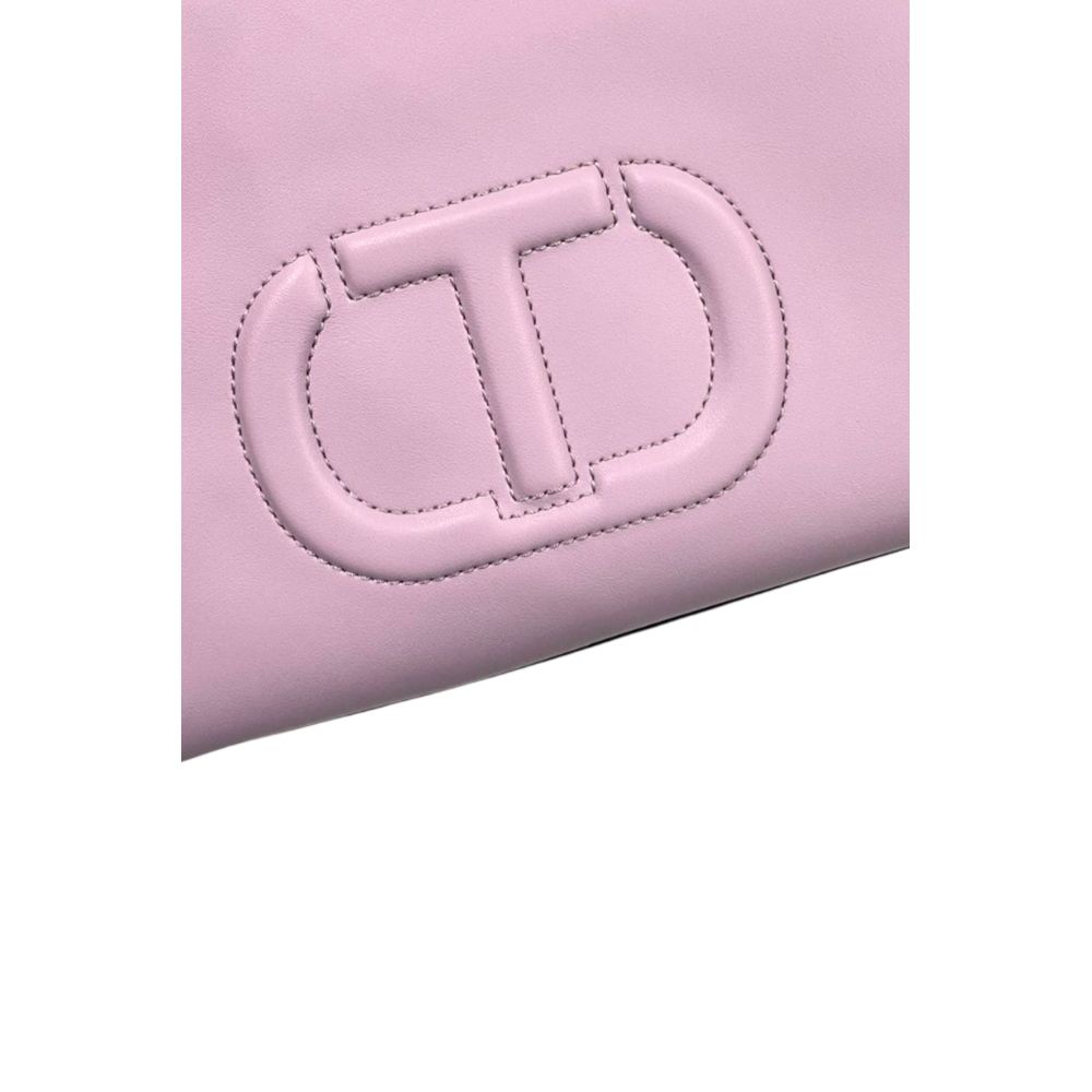 Twinset Purple PU Women Women's Handbag