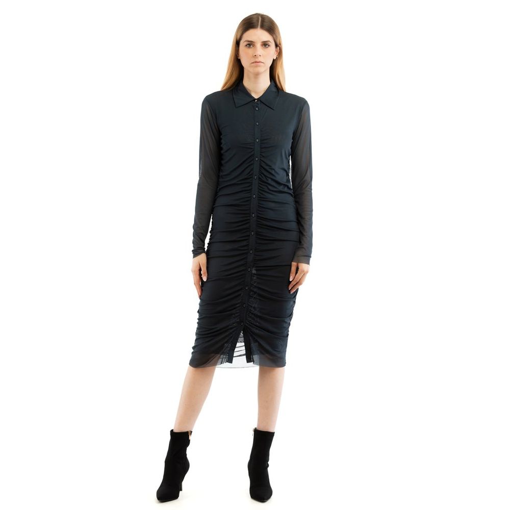 Patrizia Pepe Blue Polyester Casual Women's Dress