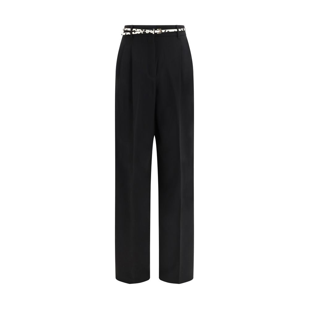 Max Mara Black Triacetate Dress Women's Pants