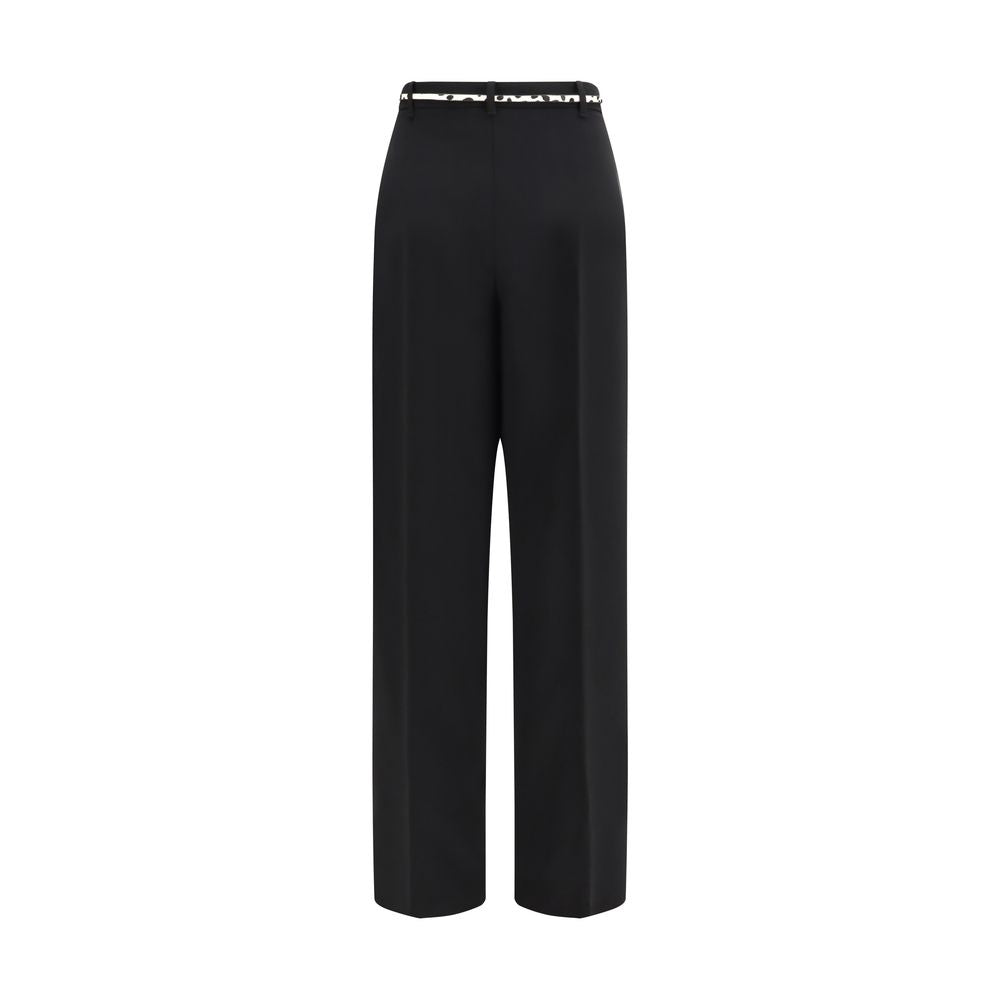 Max Mara Black Triacetate Dress Women's Pants