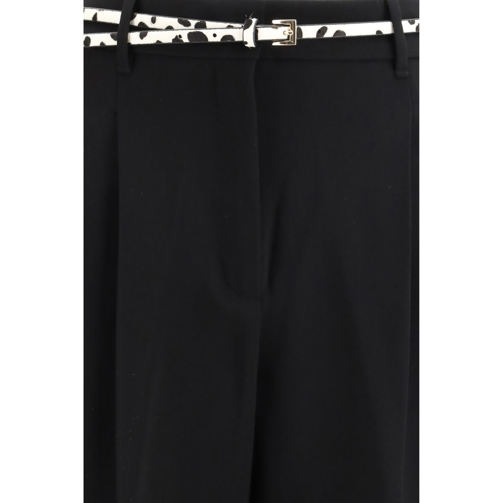 Max Mara Black Triacetate Dress Women's Pants