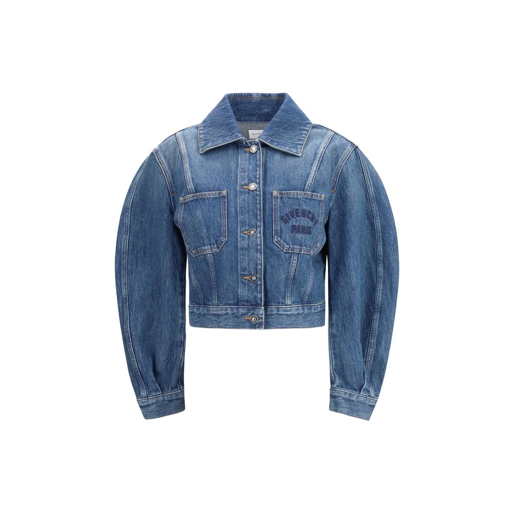 Givenchy Blue Cotton Denim Women's Jacket