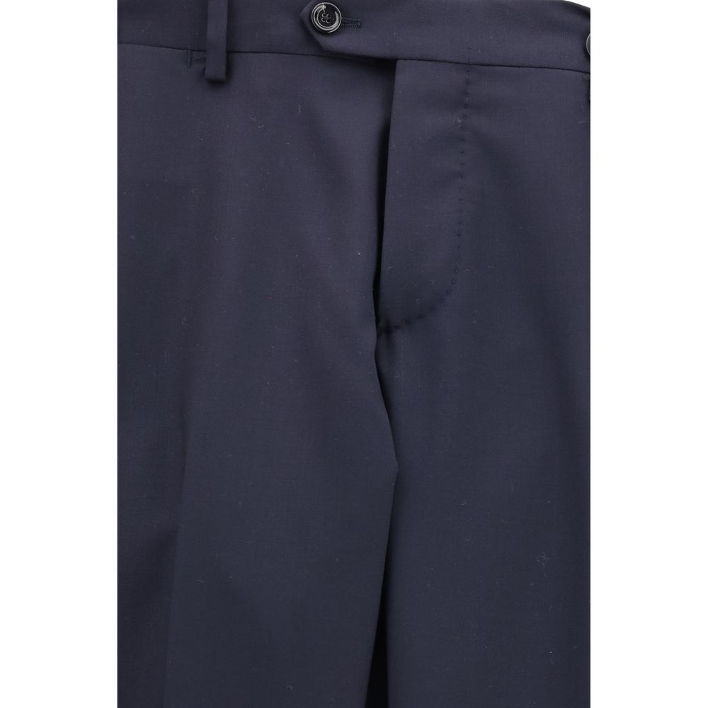 Lardini Blue Wool Two-Piece Men's Suit