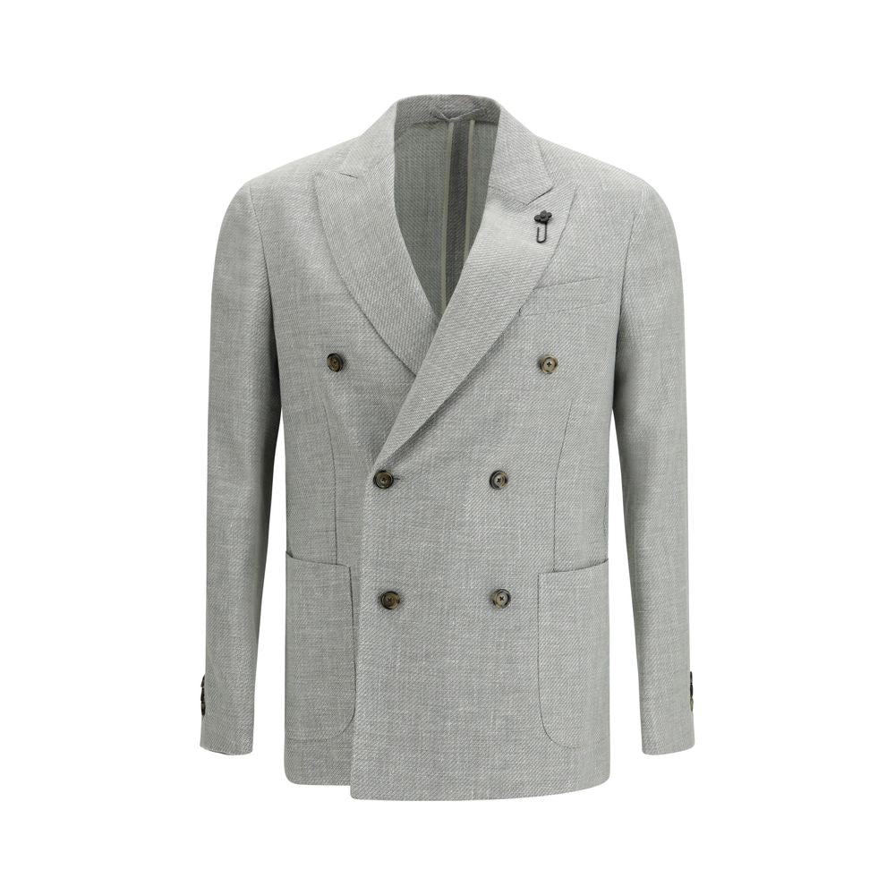 Lardini Bicolor Wool Men's Blazer
