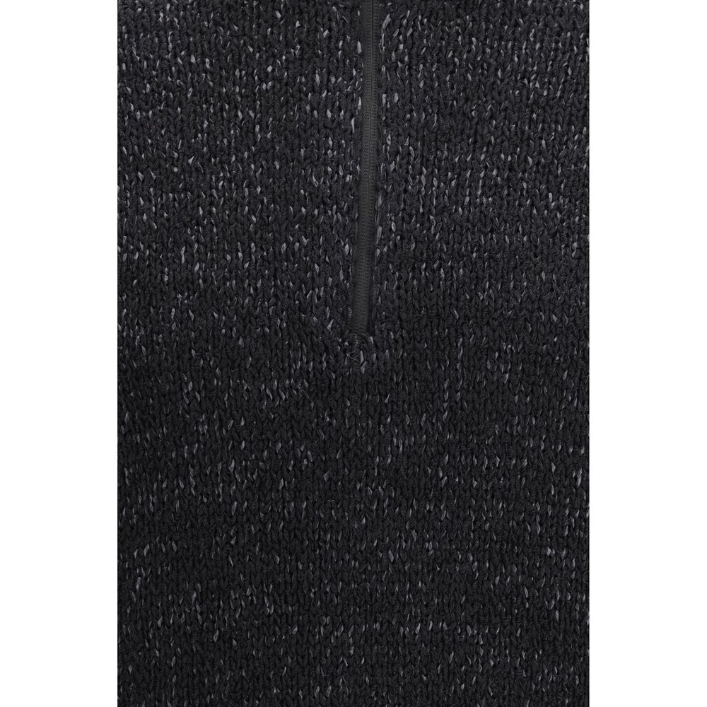 LAMINAR Black Cotton Men's Sweatshirt