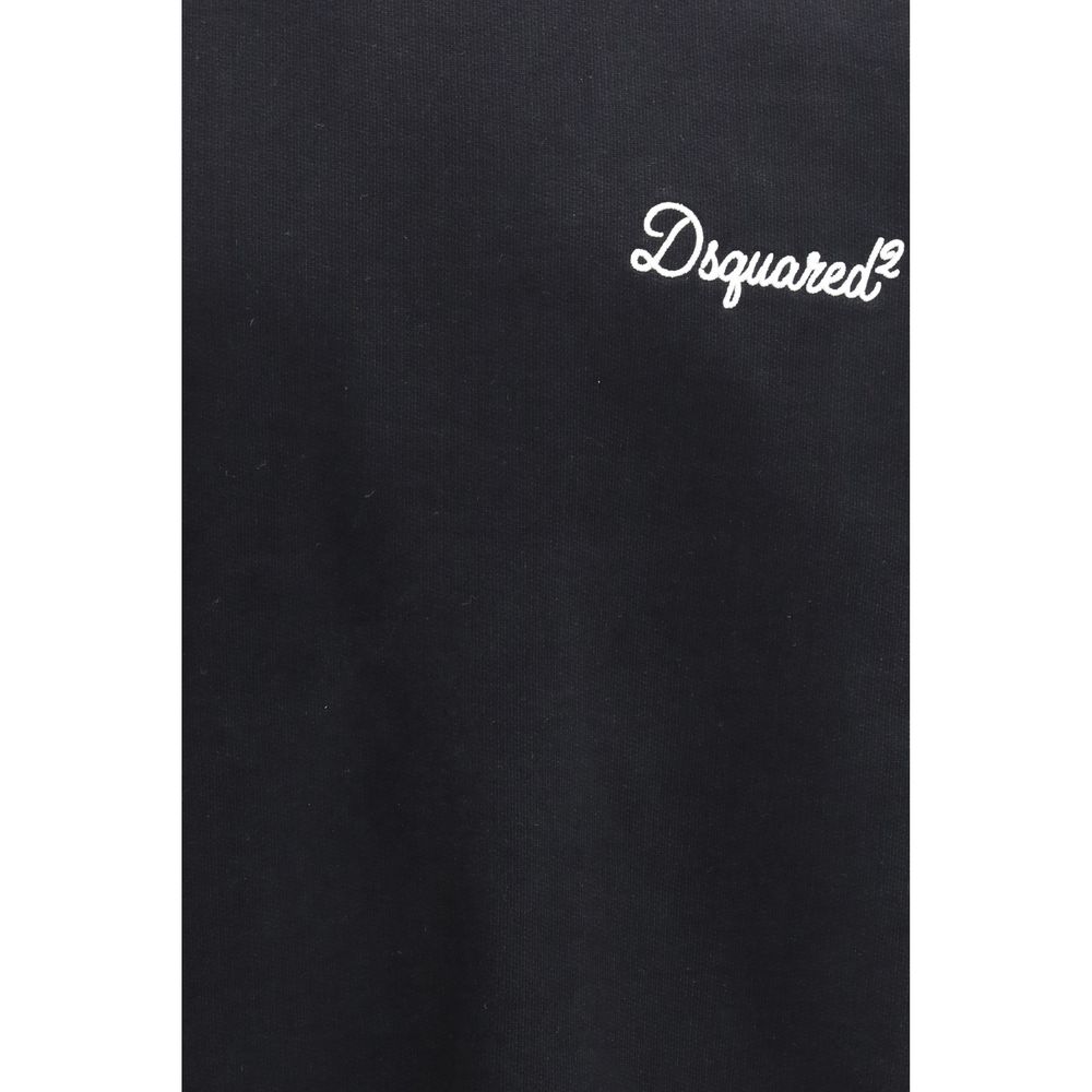 Dsquared² Black Cotton Men's Sweatshirt