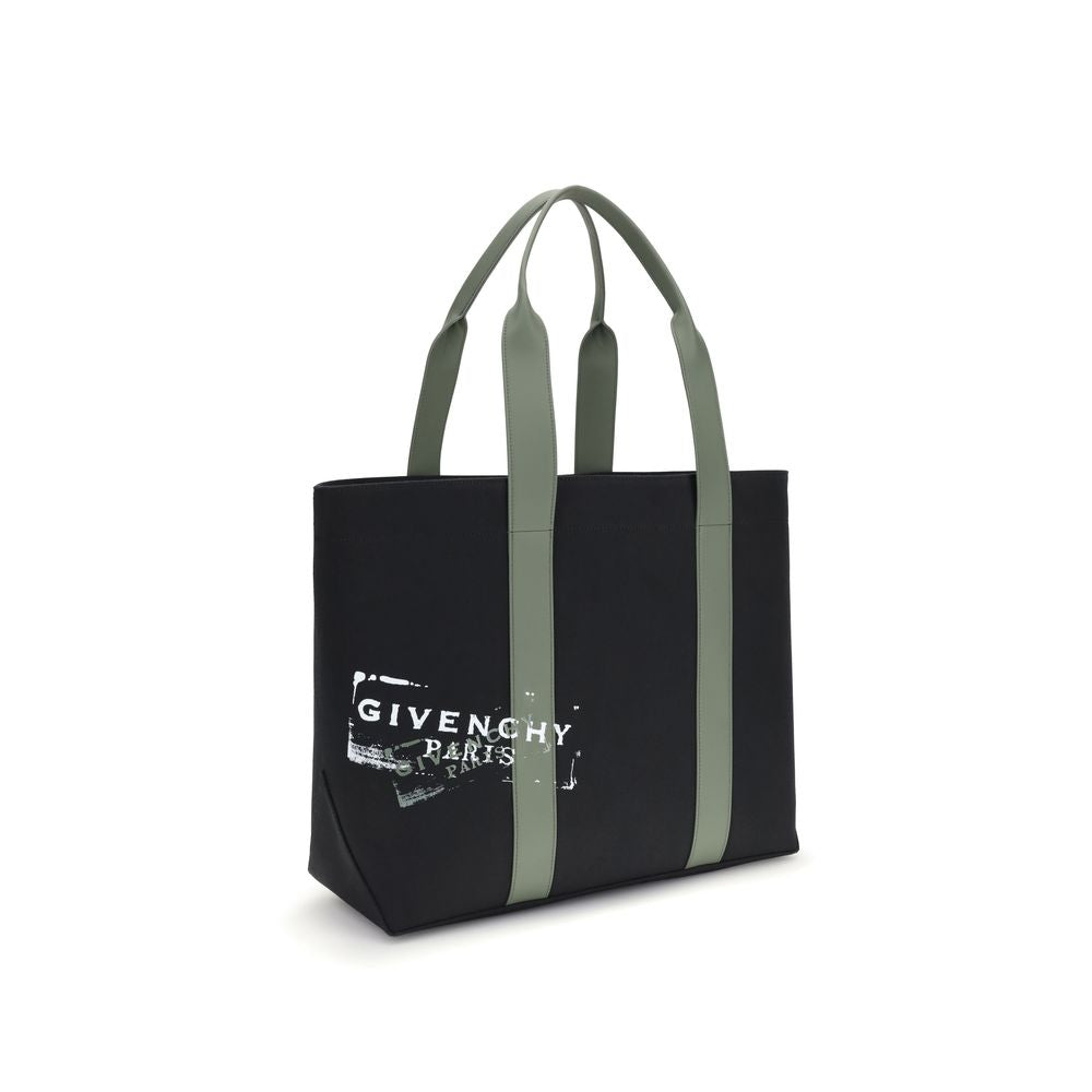 Givenchy Black Cotton Shoulder Men's Bag