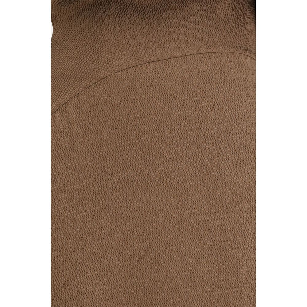 Petar Petrov Brown Silk Casual Women's Dress
