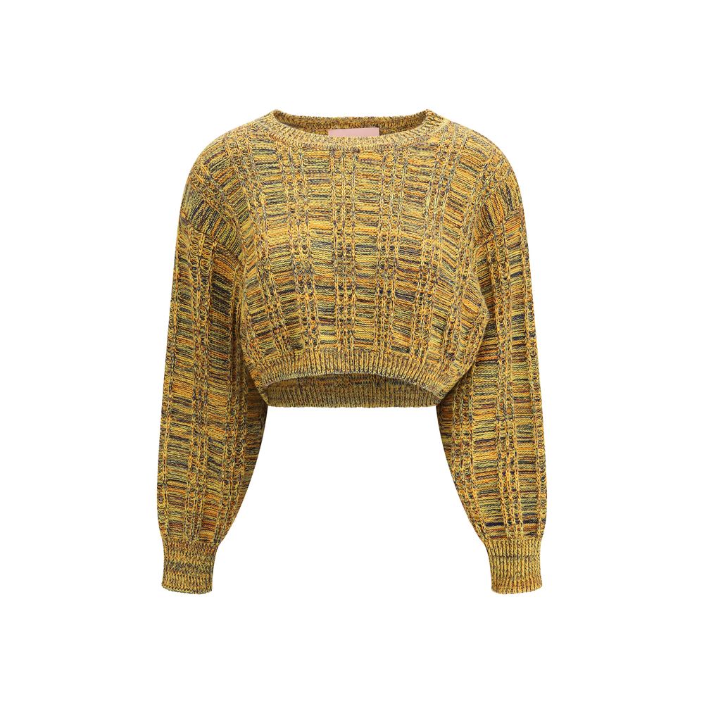 Kristina Ti Multicolor Cotton Women's Sweatshirt