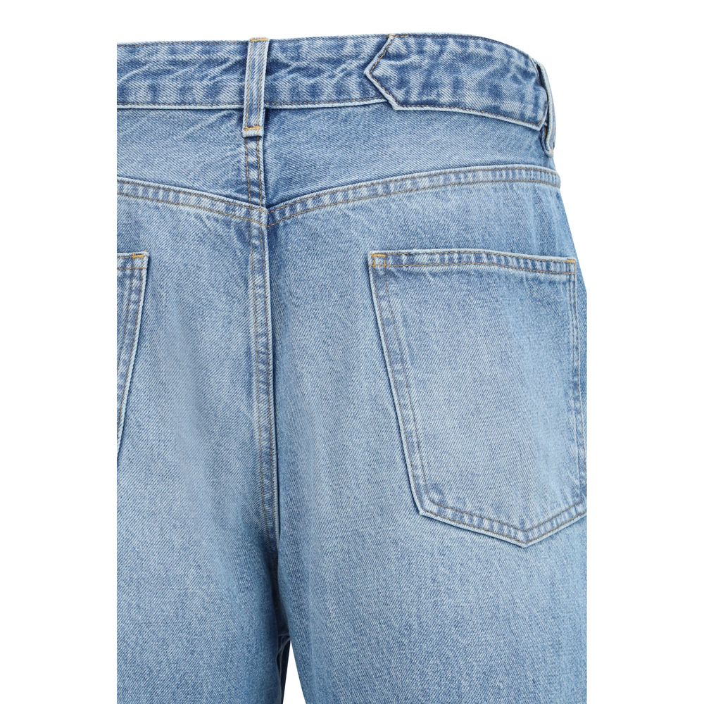 Jacquemus Blue Polyester Jeans Men's Denim