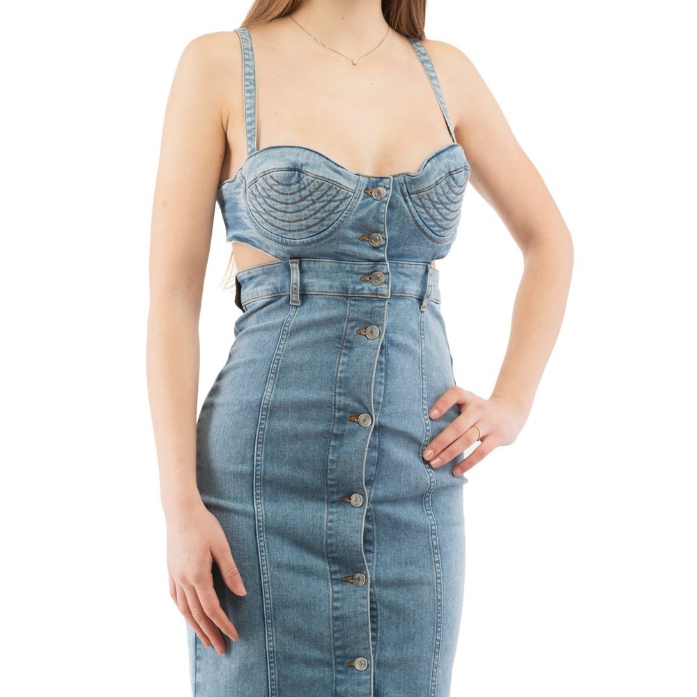 Moschino Multicolor Cotton Casual Women's Dress
