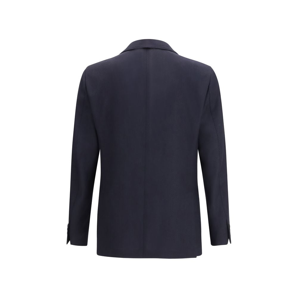 Lardini Blue Wool Men's Blazer