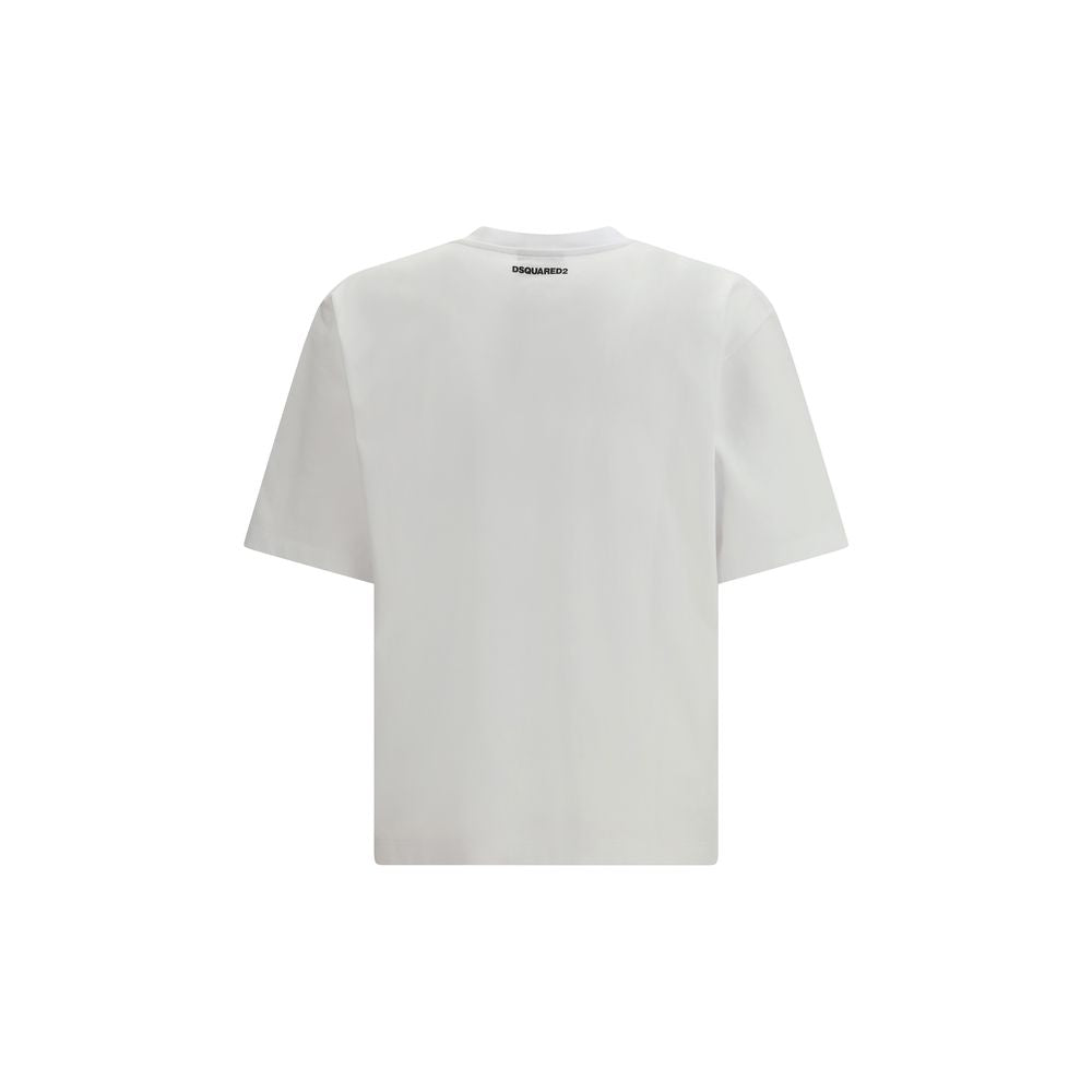 Dsquared² White Cotton Men's T-Shirt