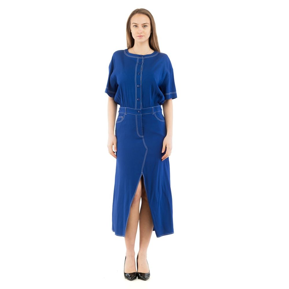 Moschino Multicolor Marabou Casual Women's Dress