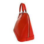 Louis Vuitton Alma Red Leather Handbag (Pre-Owned)
