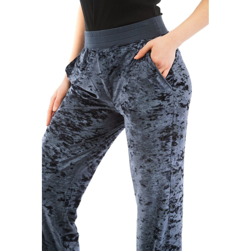 Moschino Blue Polyester Casual Women's Pants