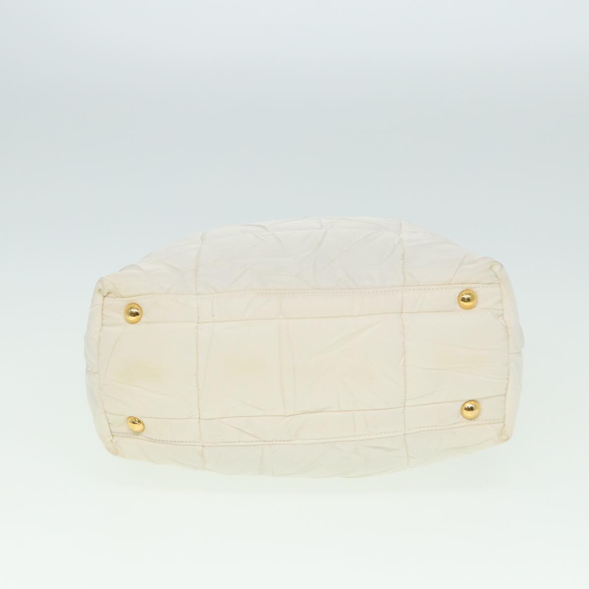 Prada White Synthetic Shoulder Bag (Pre-Owned)