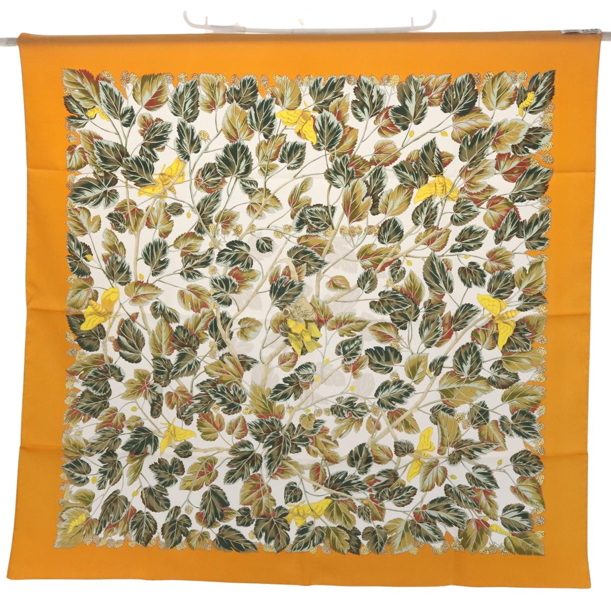 Hermès Yellow Silk Scarf  (Pre-Owned)