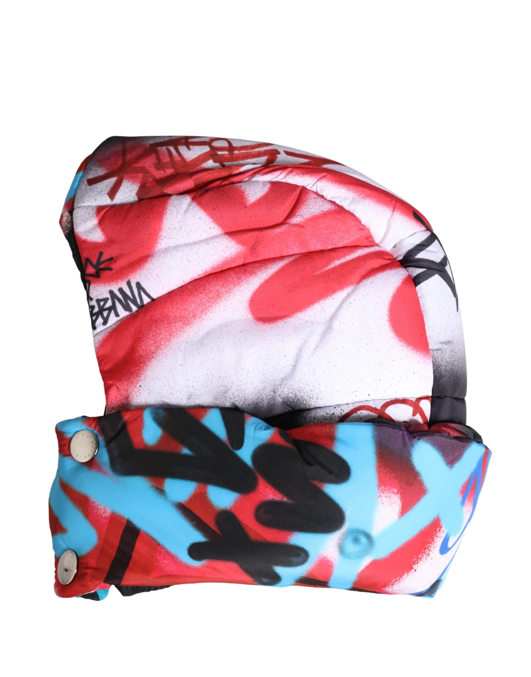Dolce & Gabbana Multicolor Graffiti Whole Head Wrap Capello Men's Hat
