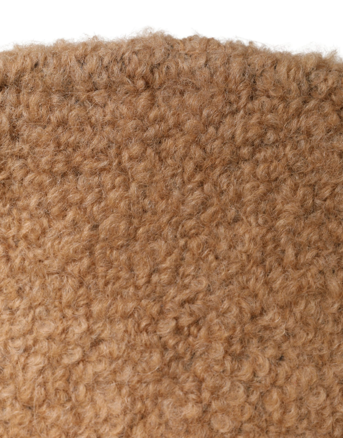 Dolce & Gabbana Beige Virgin Wool Fur Women Knitted Capello Women's Hat