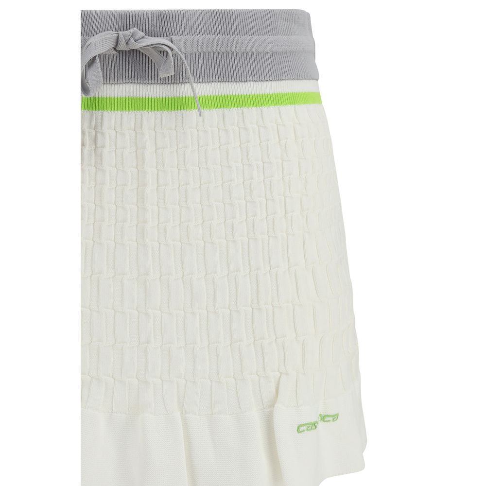 Casablanca White Cotton Mini Women's Skirt