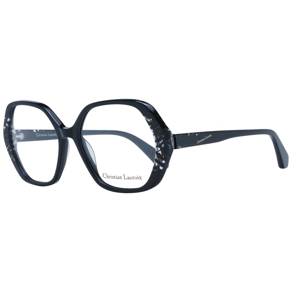 Christian Lacroix Black Acetate Glasses Women's (Frames)