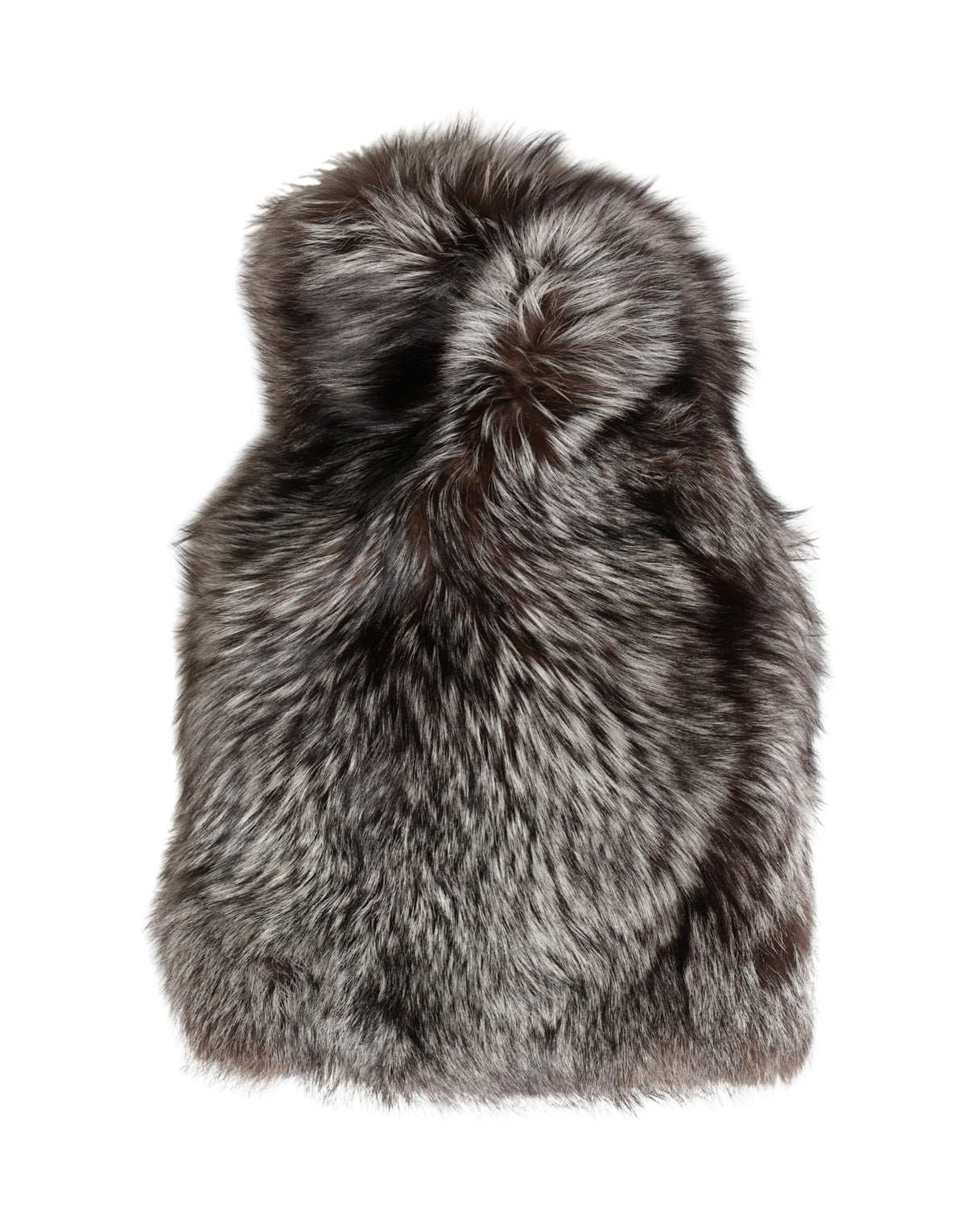 Dolce & Gabbana Brown Faux Fur Whole Head Wrap Capello Women's Hat