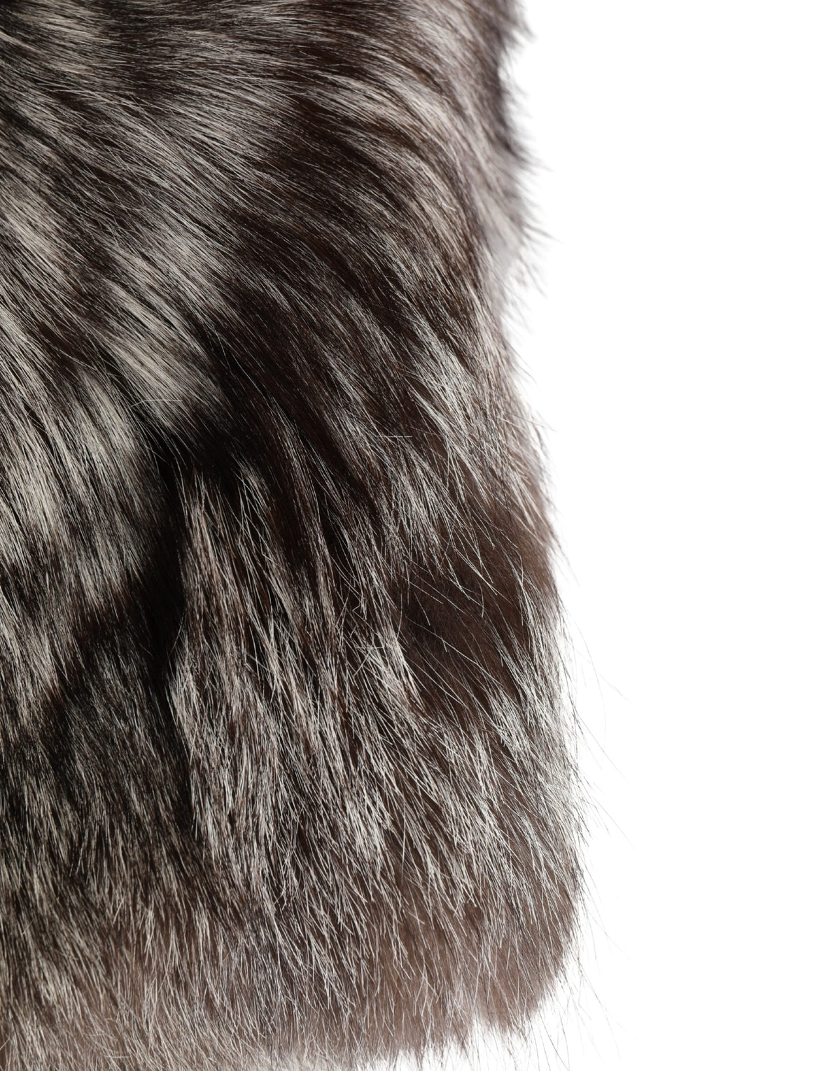 Dolce & Gabbana Brown Faux Fur Whole Head Wrap Capello Women's Hat