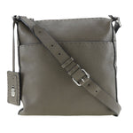 Fendi Selleria Khaki Pony-Style Calfskin Shoulder Bag (Pre-Owned)
