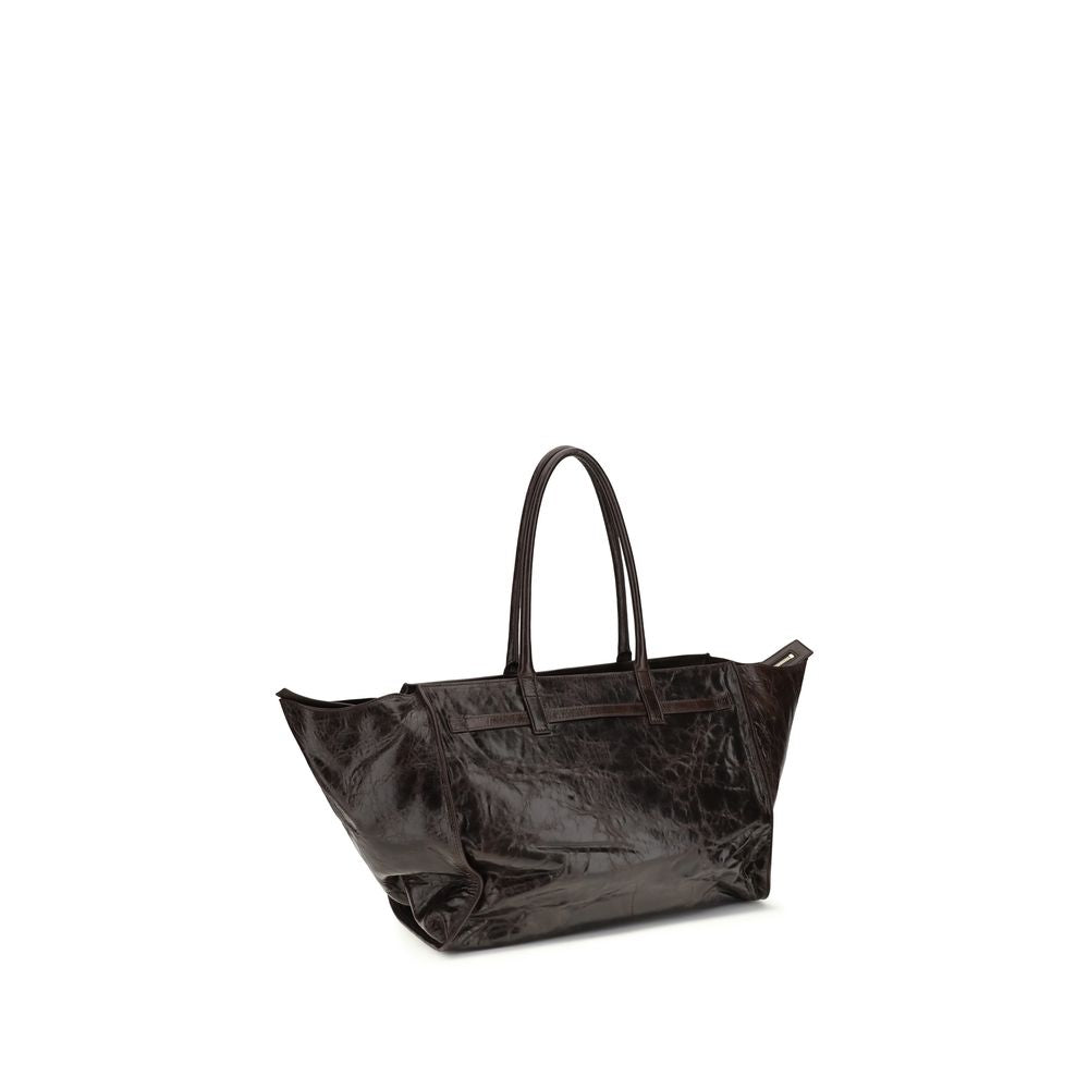 Benedetta Bruzziches Brown Calf Leather Bos Taurus Shoulder Women's Bag