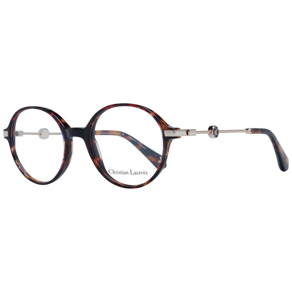 Christian Lacroix Brown Acetate Glasses Women's (Frames)