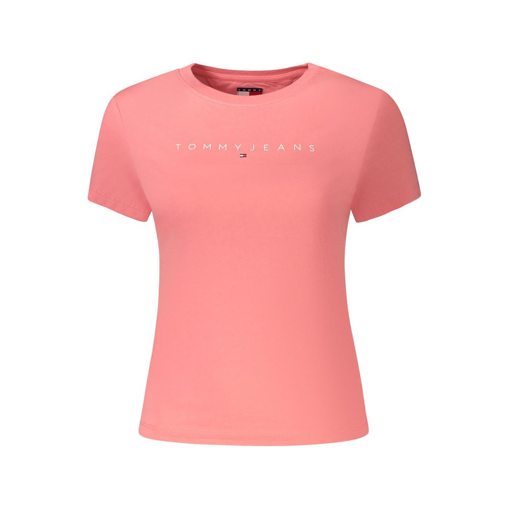 Tommy Hilfiger Pink Cotton Women's Women's T-Shirt