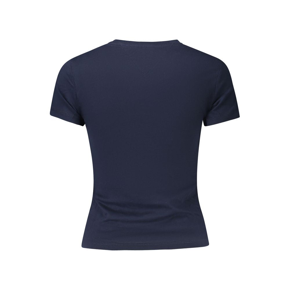 Tommy Hilfiger Blue Cotton Women Women's T-Shirt