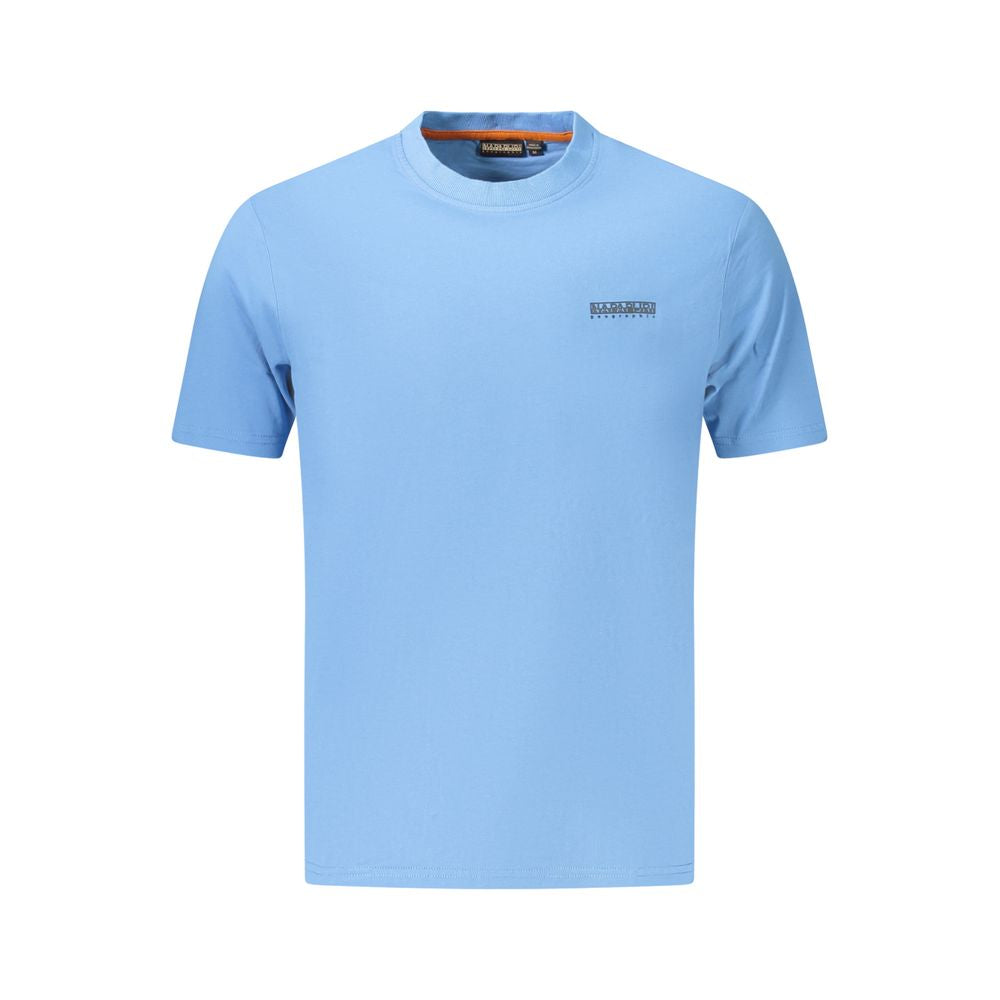 Napapijri Azzurro Cotton Men Men's T-Shirt