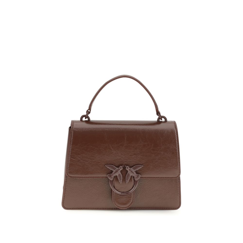 PINKO Brown Lamb Ovis Aries Aries Women's Handbag