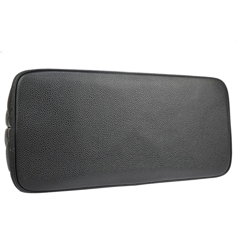 Chanel Médaillon Black Leather Handbag (Pre-Owned)