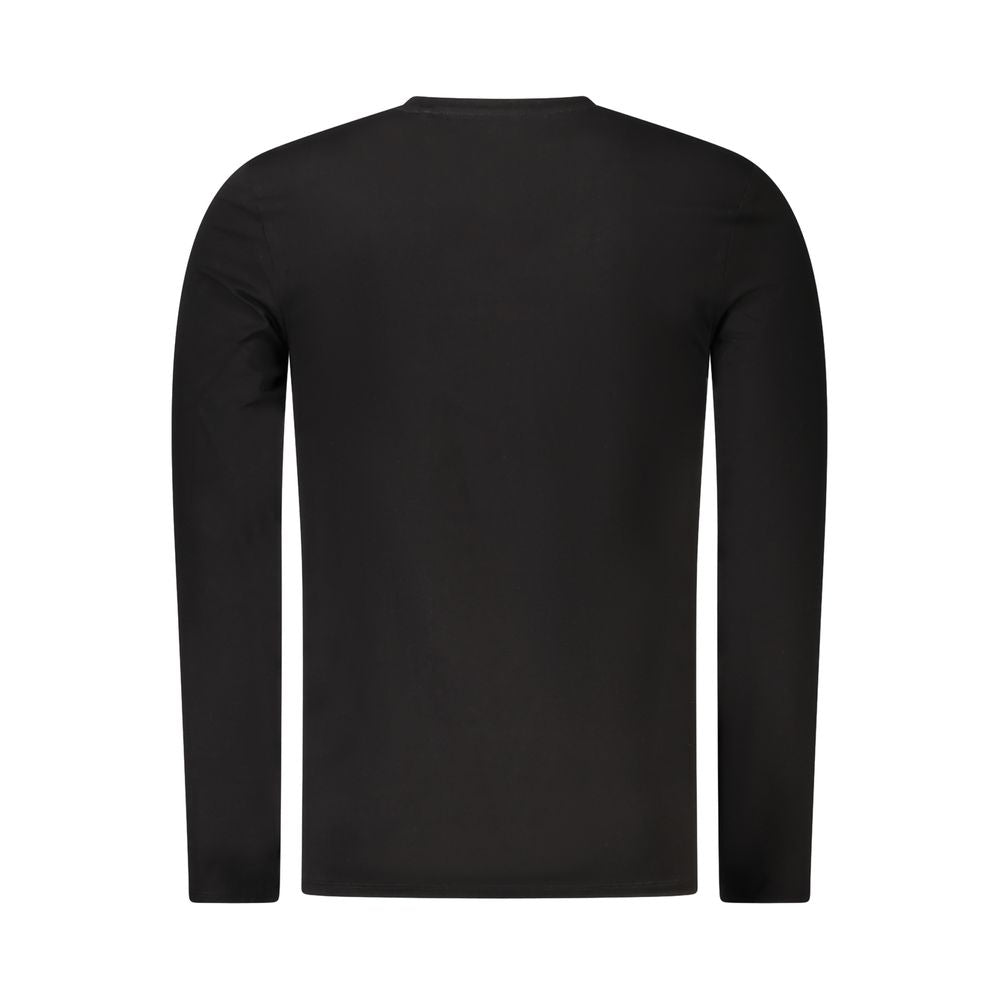 Guess Jeans Black Cotton Men Men's T-Shirt