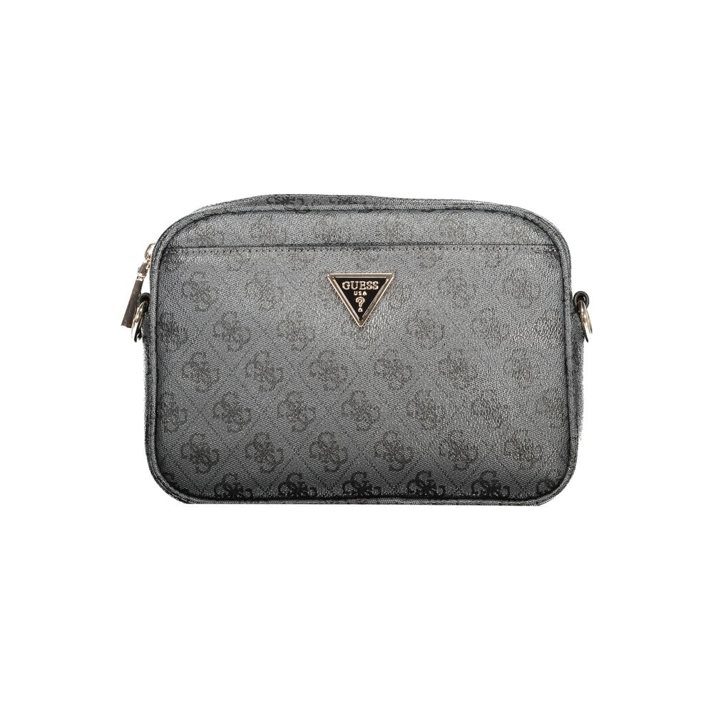 Guess Jeans Nero Poliuretano Women Women's Handbag